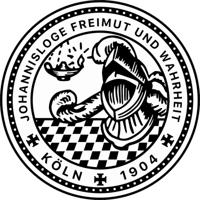 Siegel der Johannisloge &bdquo;Freimut und Wahrheit&ldquo; zu Köln